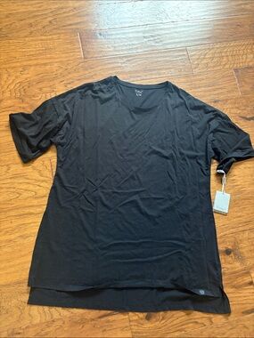 Women’s boyfriend tee sleepshirt - Black